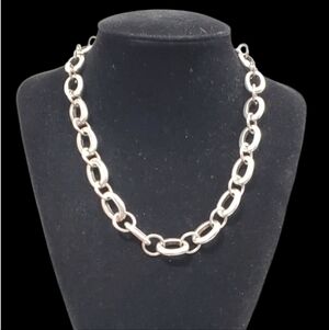 Vtg. RARE Metal Pointus Paris Necklace by Bernard Bounik